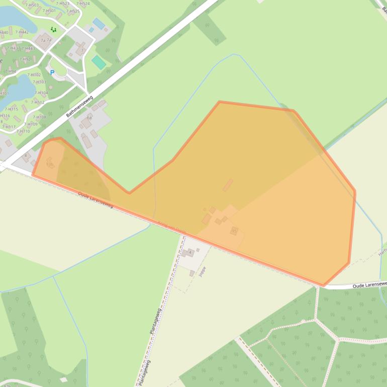 Kaart van postcodegebied 7216PA.