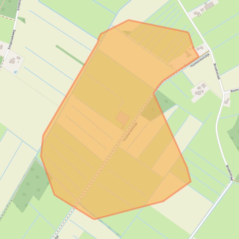 Kaart van postcodegebied 7217MB.