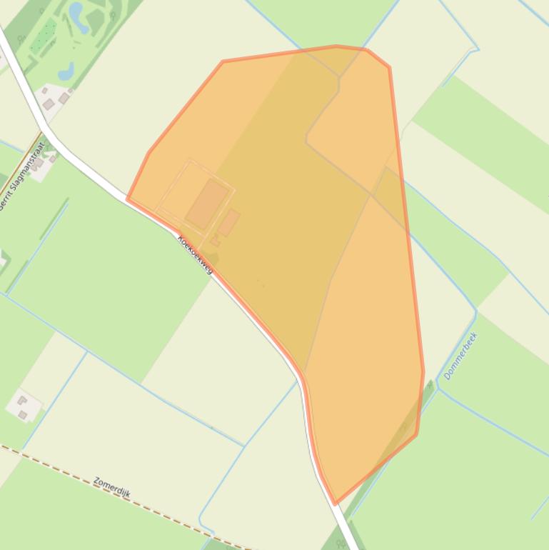 Kaart van postcodegebied 7217MJ.