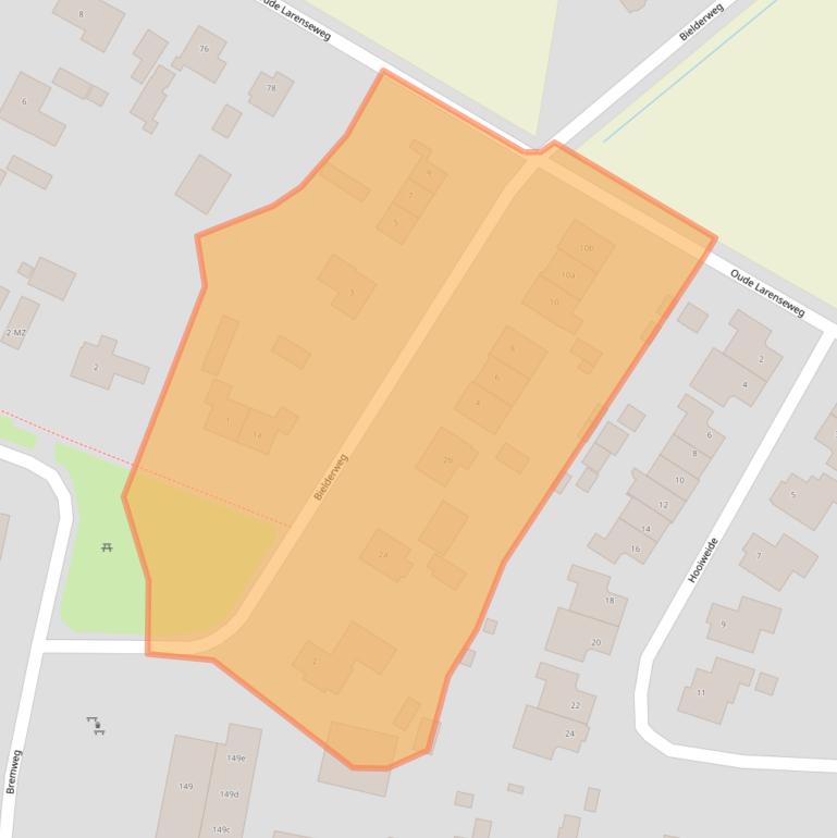 Kaart van postcodegebied 7217PJ.