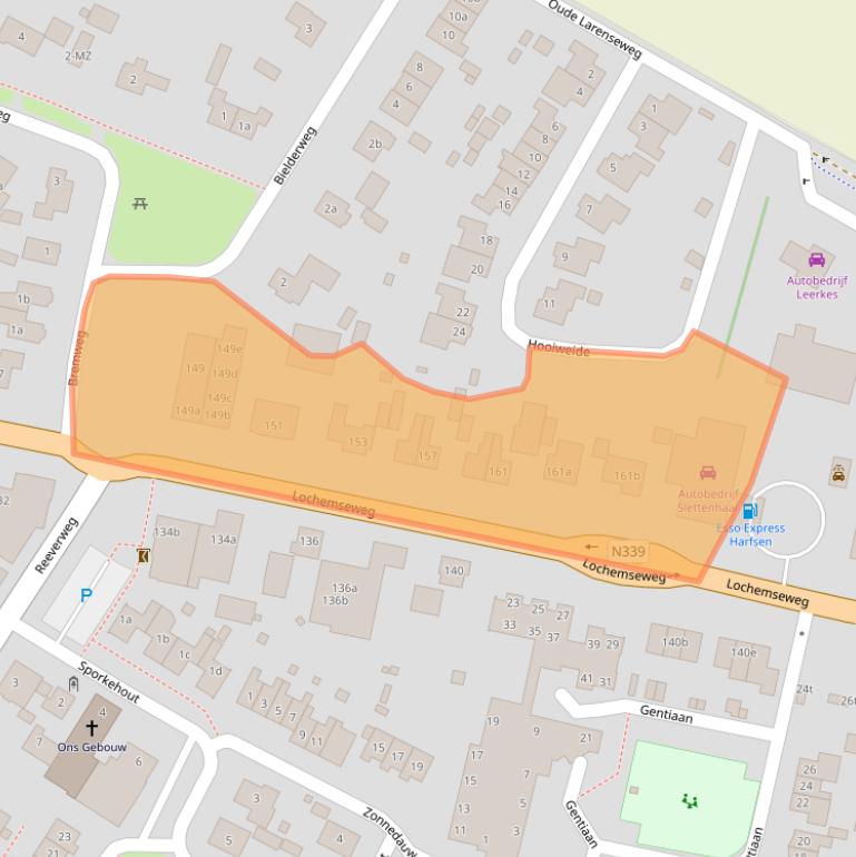 Kaart van postcodegebied 7217RE.