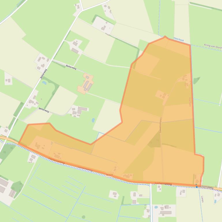 Kaart van postcodegebied 7217RG.