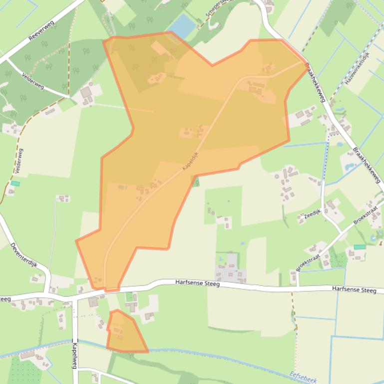 Kaart van postcodegebied 7217SH.