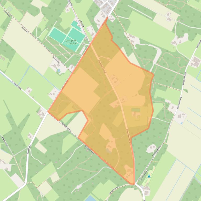 Kaart van postcodegebied 7217SJ.