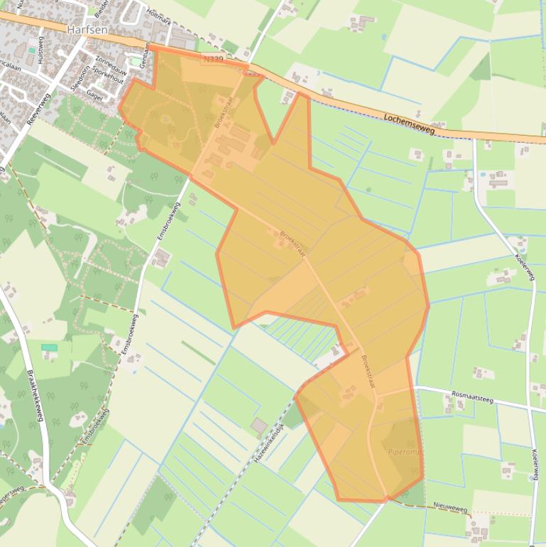 Kaart van postcodegebied 7217SL.