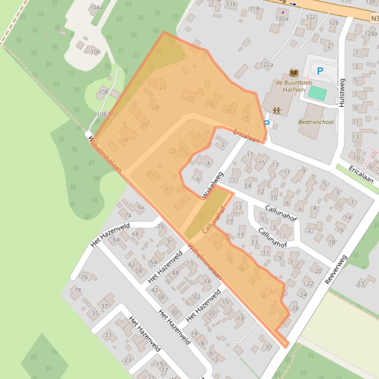 Kaart van postcodegebied 7217SX.