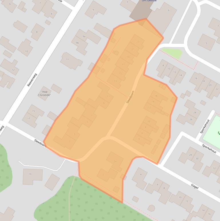 Kaart van postcodegebied 7217TL.