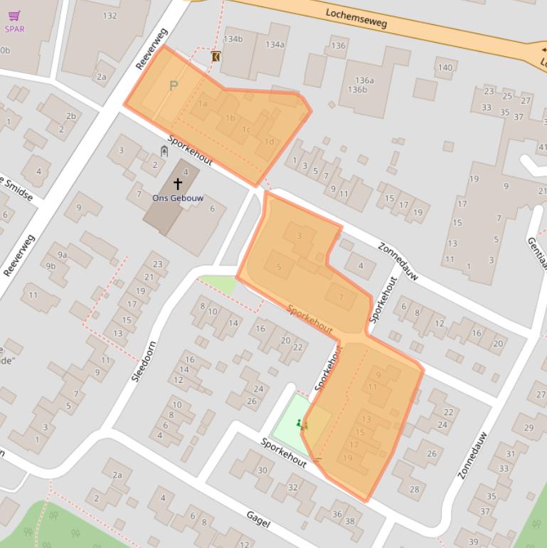 Kaart van postcodegebied 7217TM.