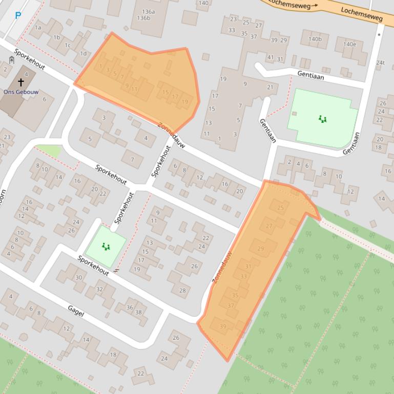 Kaart van postcodegebied 7217TP.