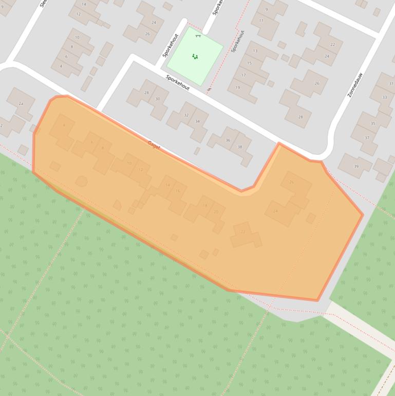 Kaart van postcodegebied 7217TT.