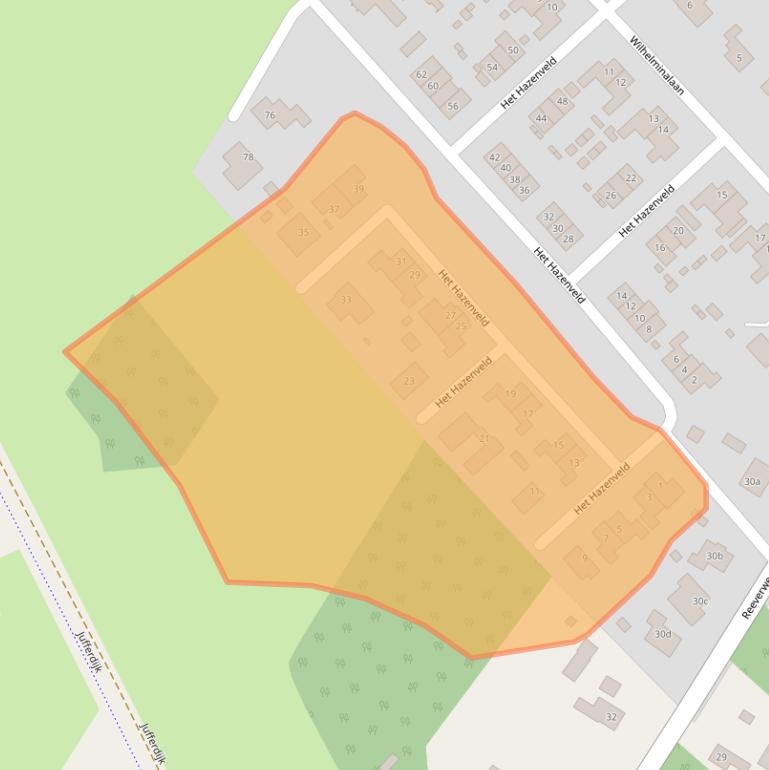 Kaart van postcodegebied 7217TX.