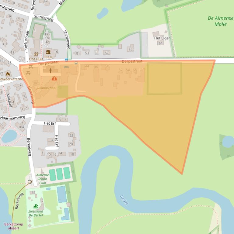 Kaart van postcodegebied 7218AH.