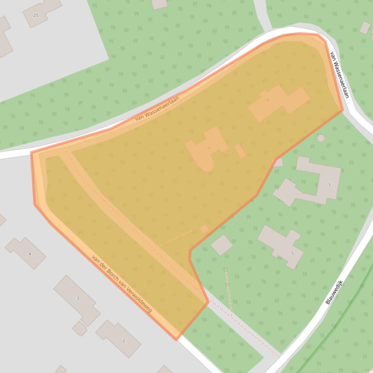 Kaart van postcodegebied 7218AX.