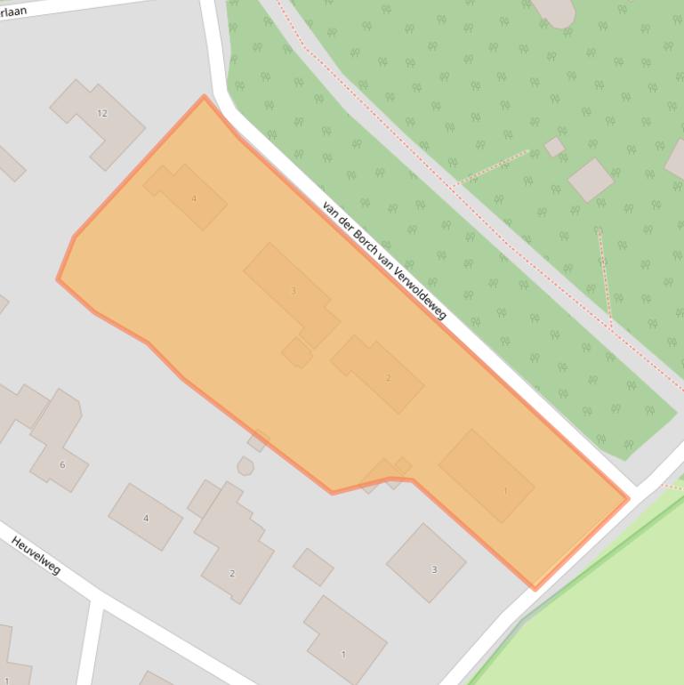 Kaart van postcodegebied 7218BE.