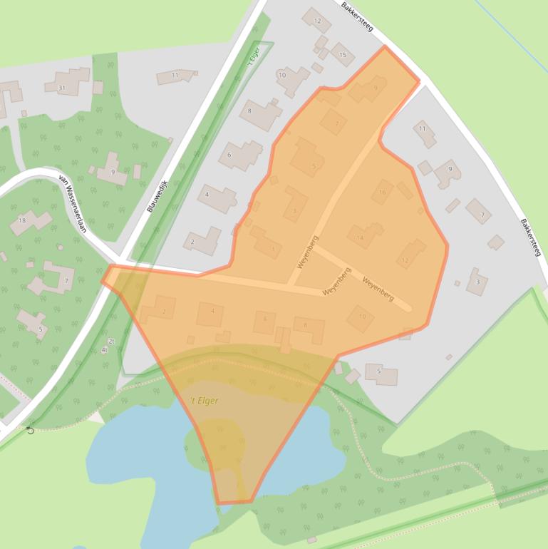 Kaart van postcodegebied 7218BG.