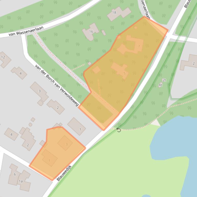 Kaart van postcodegebied 7218BH.