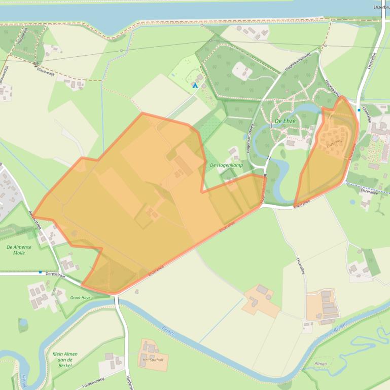 Kaart van postcodegebied 7218BR.
