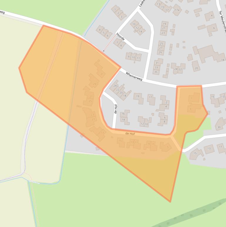 Kaart van postcodegebied 7218LA.