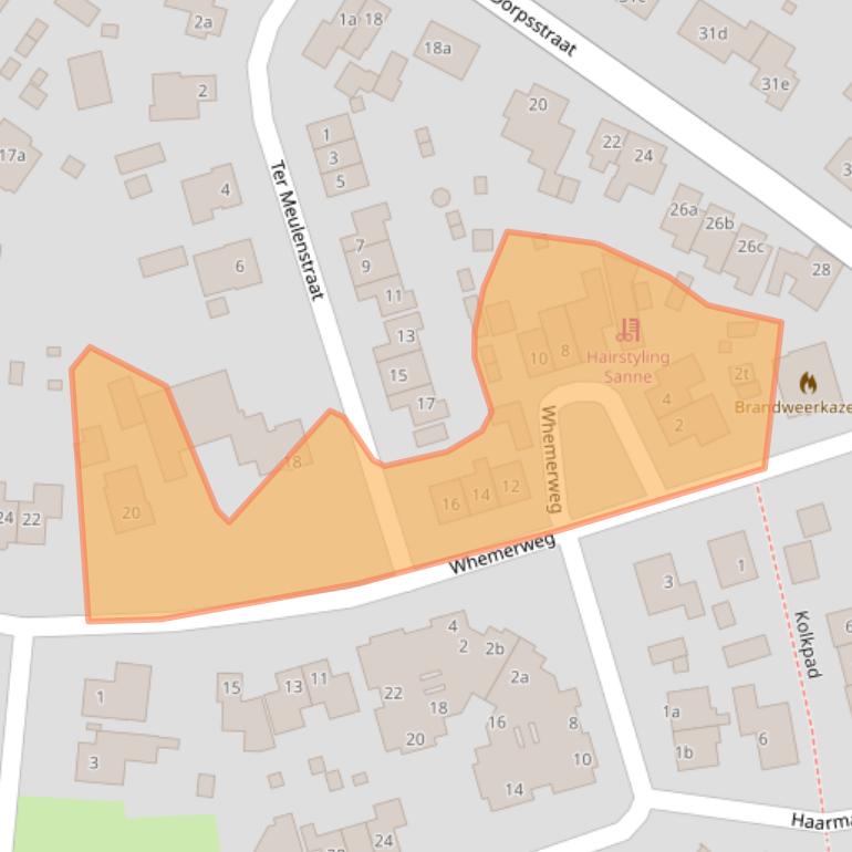 Kaart van postcodegebied 7218ML.