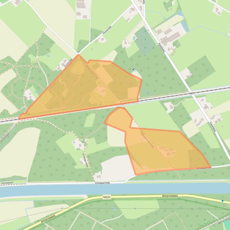 Kaart van postcodegebied 7218MR.