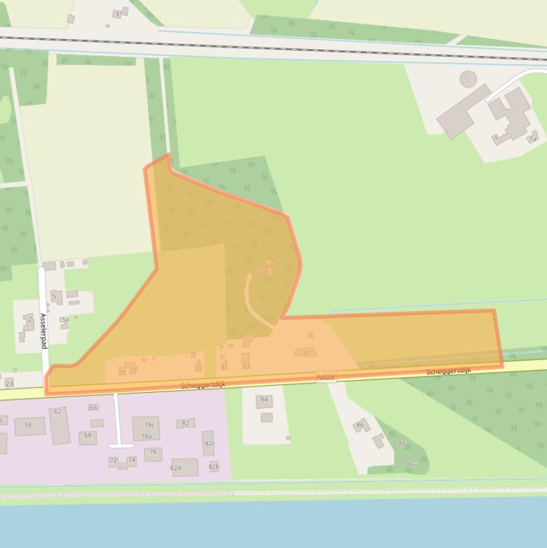 Kaart van postcodegebied 7218MX.