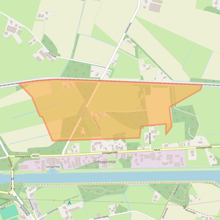 Kaart van postcodegebied 7218NC.