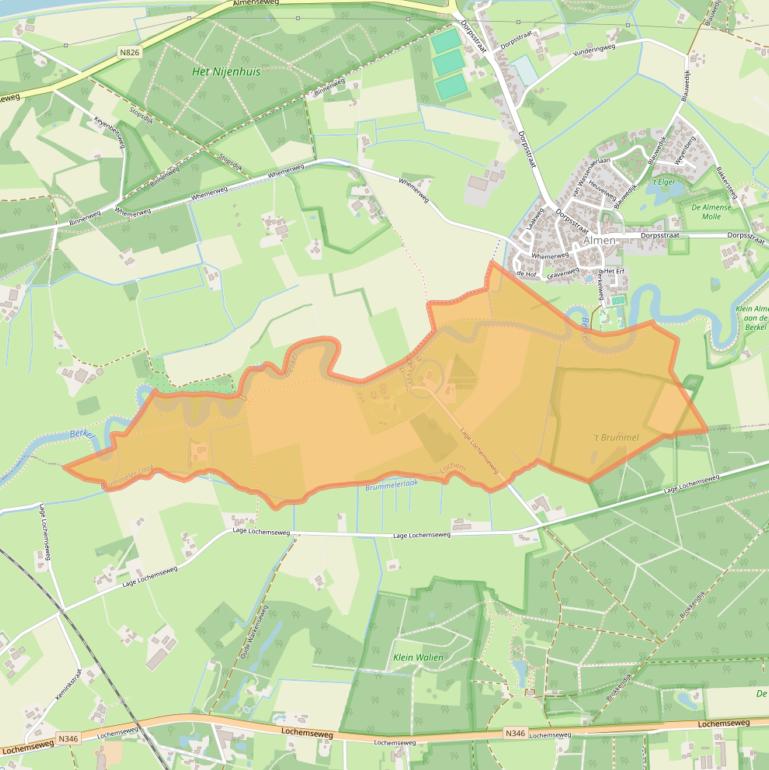 Kaart van postcodegebied 7218PA.