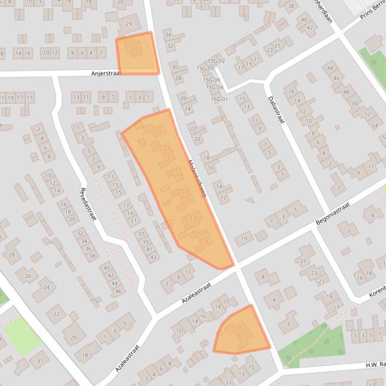 Kaart van postcodegebied 7221AG.