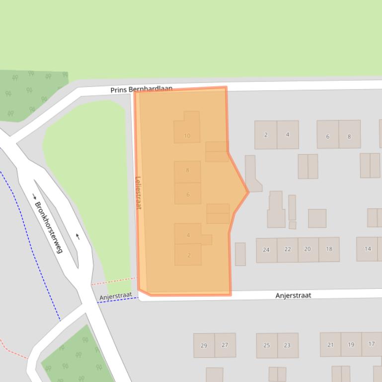 Kaart van postcodegebied 7221AW.