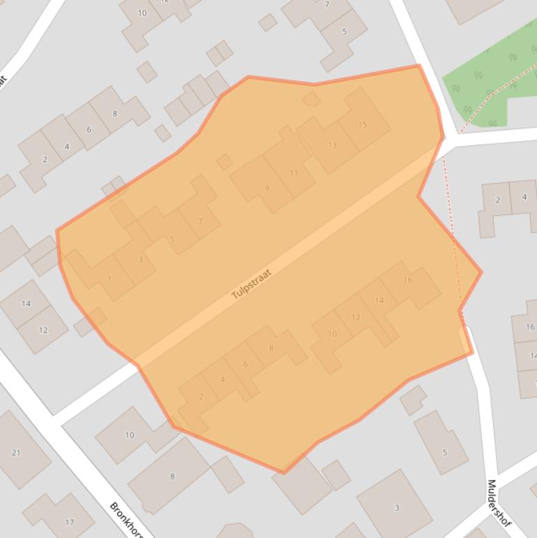 Kaart van postcodegebied 7221AX.