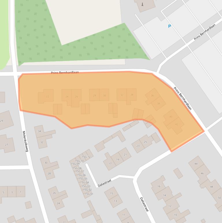 Kaart van postcodegebied 7221BB.