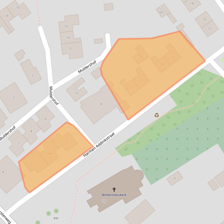 Kaart van postcodegebied 7221BE.