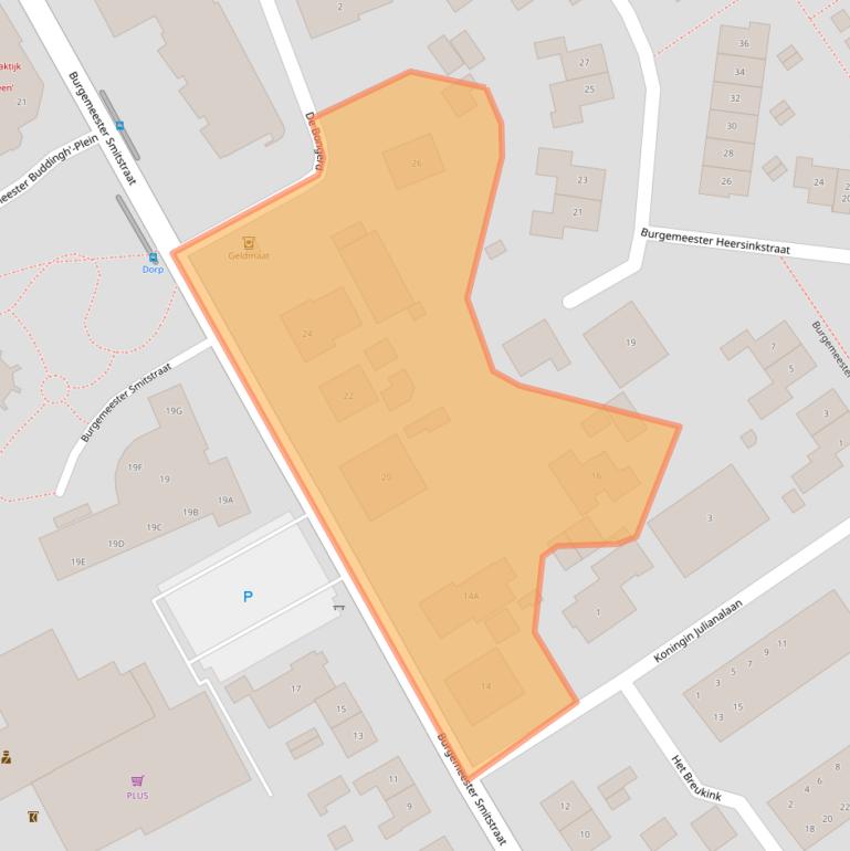 Kaart van postcodegebied 7221BK.