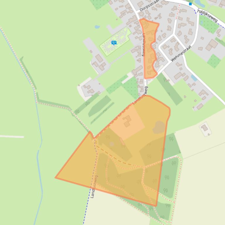 Kaart van postcodegebied 7221BR.