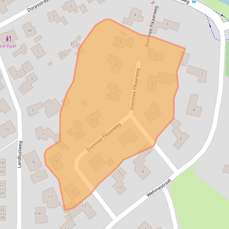 Kaart van postcodegebied 7221BV.