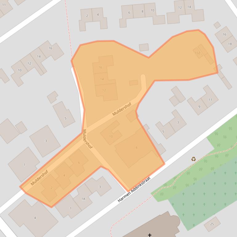 Kaart van postcodegebied 7221EB.