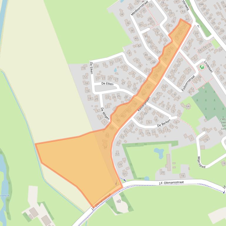 Kaart van postcodegebied 7221GD.