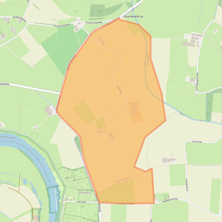 Kaart van postcodegebied 7221NC.
