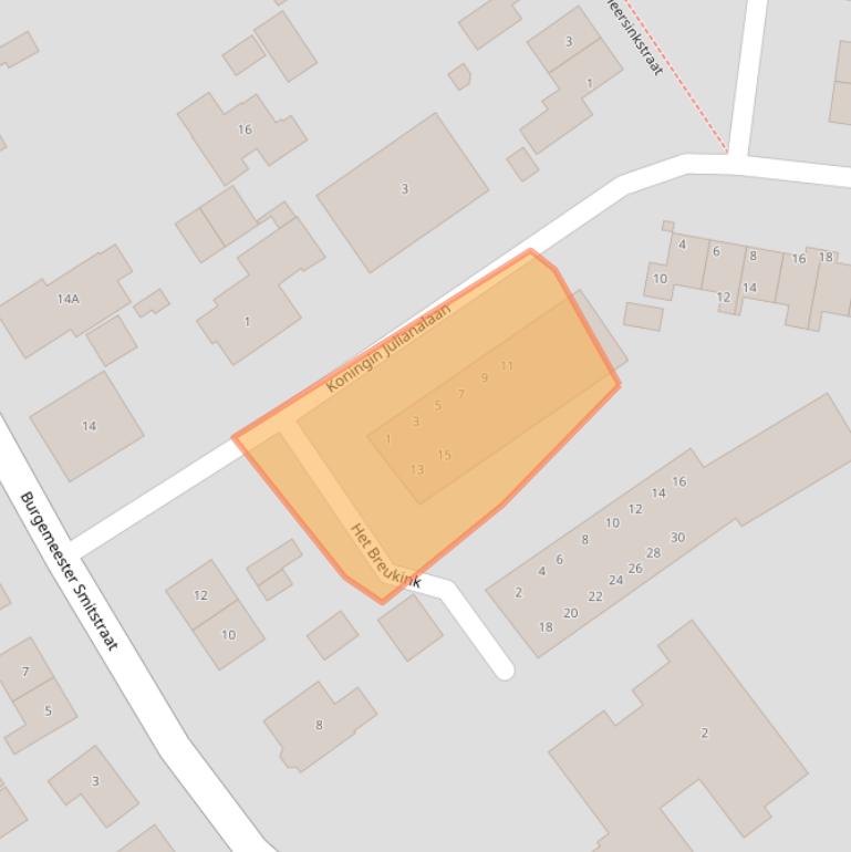 Kaart van postcodegebied 7221SX.