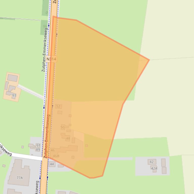 Kaart van postcodegebied 7223DG.