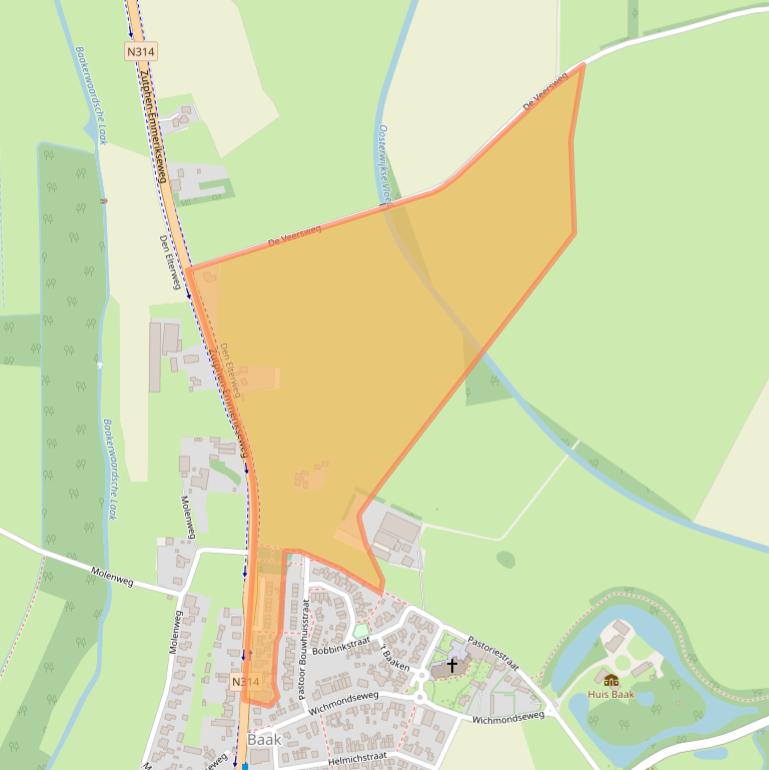 Kaart van postcodegebied 7223DK.