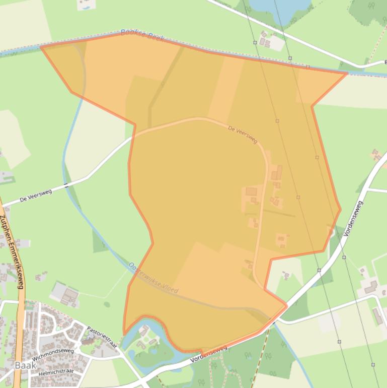 Kaart van postcodegebied 7223LL.