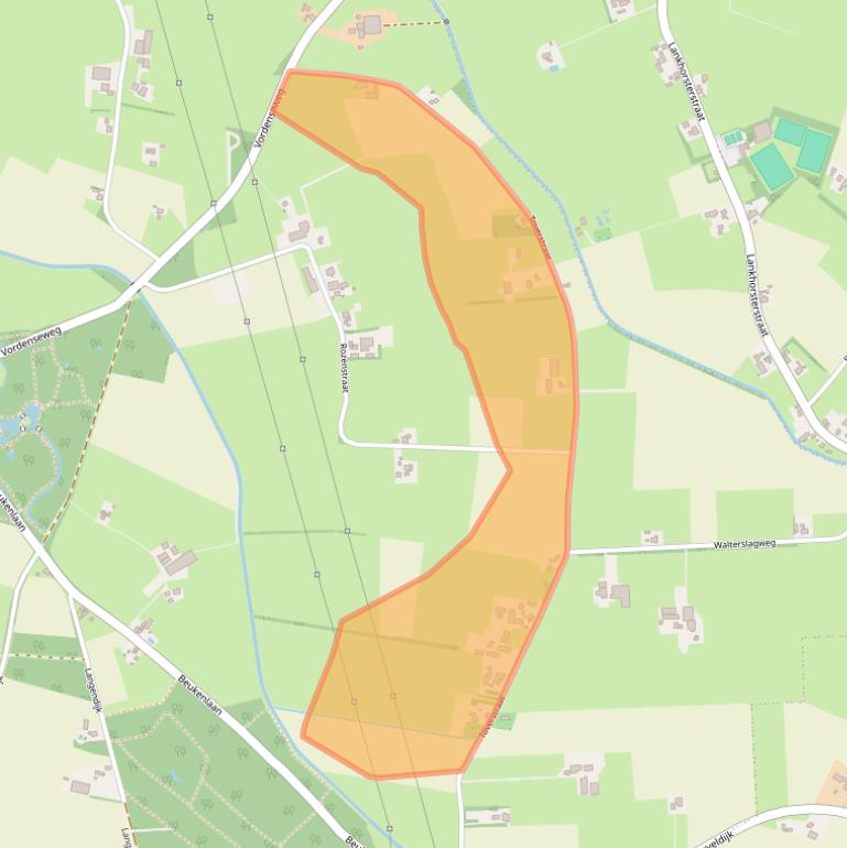 Kaart van postcodegebied 7223LP.