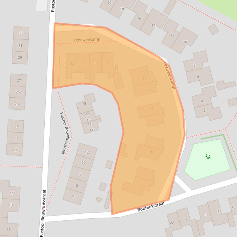 Kaart van postcodegebied 7223LT.