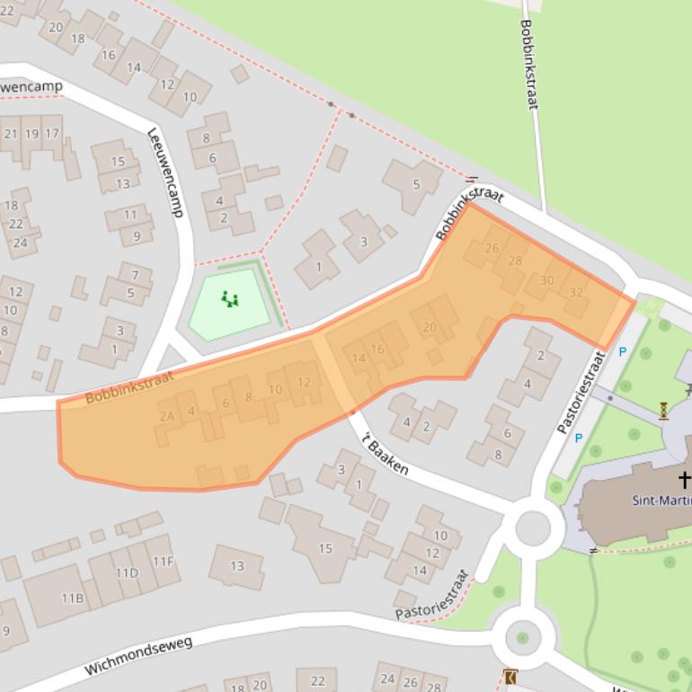 Kaart van postcodegebied 7223LW.