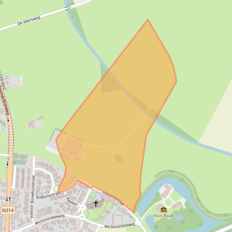 Kaart van postcodegebied 7223LX.