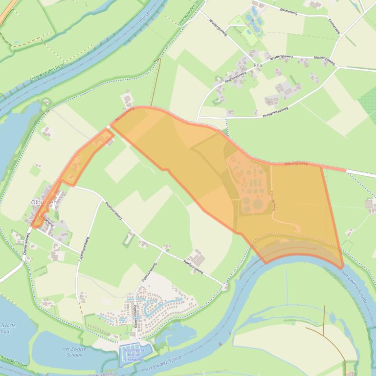 Kaart van postcodegebied 7225NB.