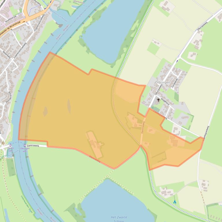 Kaart van postcodegebied 7225NC.