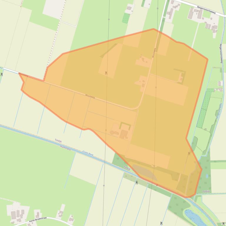 Kaart van postcodegebied 7227NP.