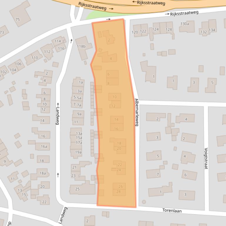 Kaart van postcodegebied 7231CD.